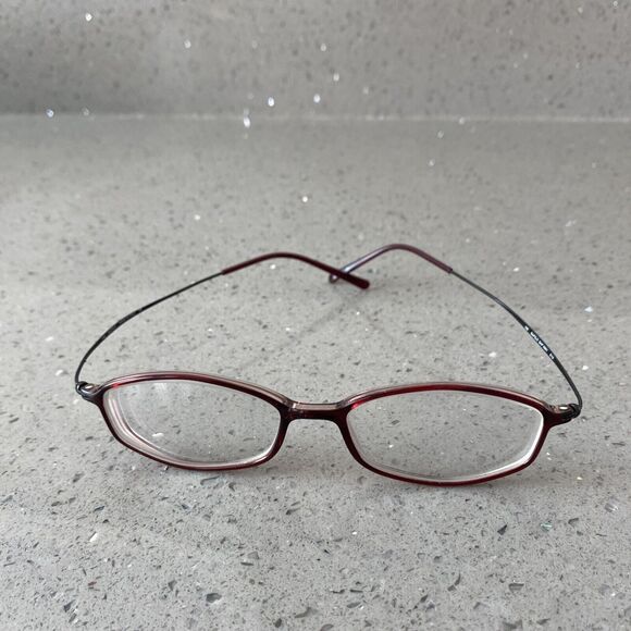 SAFILO SAF 5001 E13 47 15 135 Eyeglass Frames Made in Italy Red Brown - Picture 3 of 7